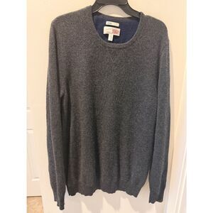1901 Men’s Charcoal Gray Crewneck Cashmere Sweater size XL